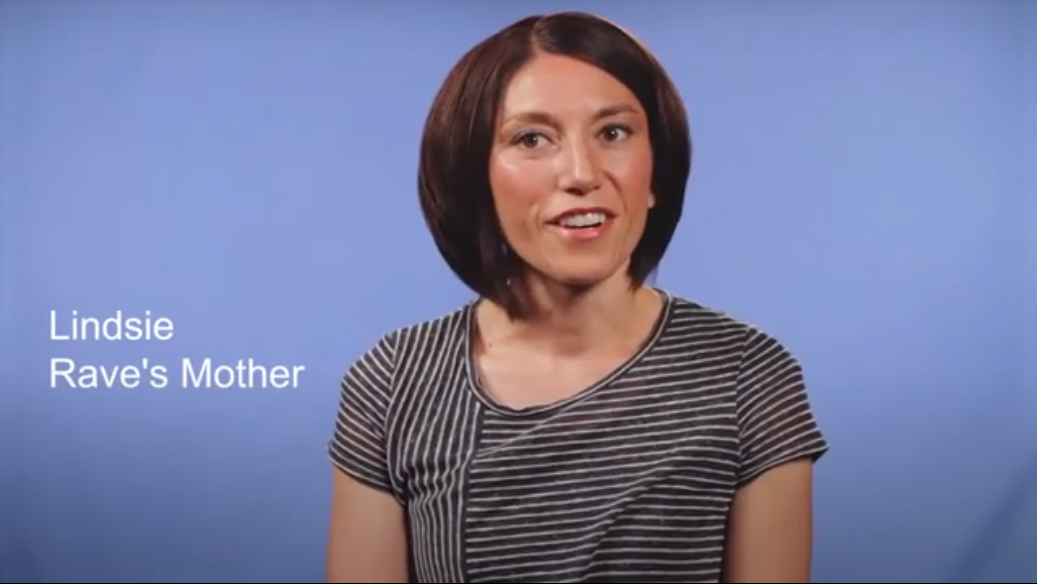 Lindsie, mother of a former RISE student